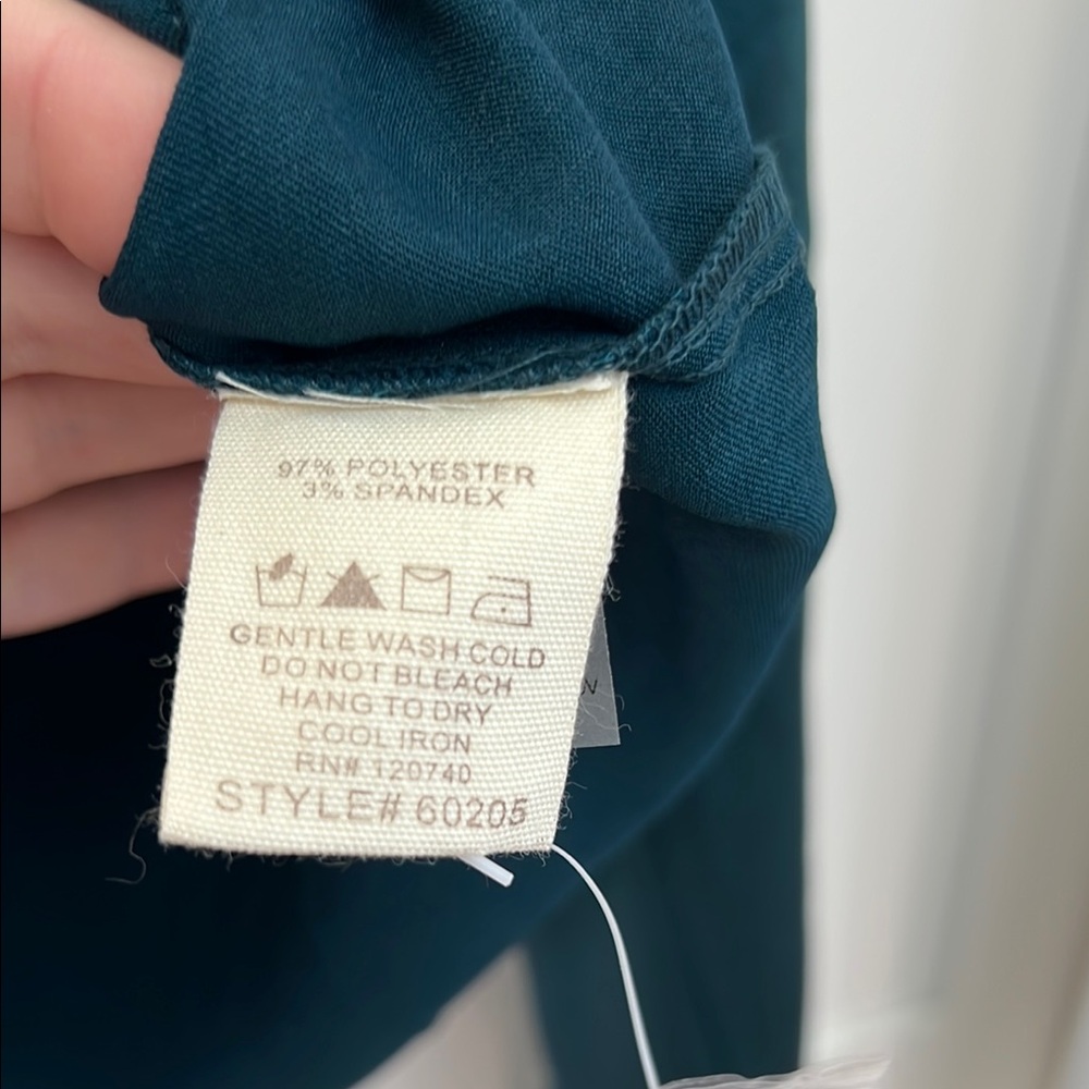 Teal Satin Women's Jacket - Picture 5 of 7